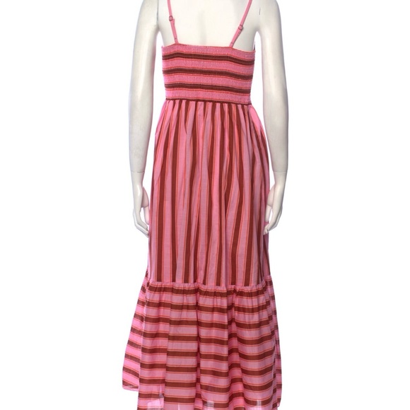 Kate Spade Smocked Striped Maxi Dress - Picture 2 of 9